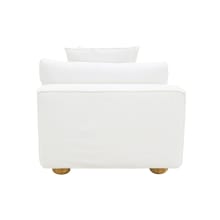 Tully Muse Frost Armless Sofa Chair Module color Muse Frost