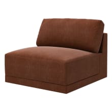 Haven Muse Rust Armless Sofa Chair Module color Muse Rust