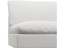 Willow Noa Fog Armless Sofa Module color Noa Fog