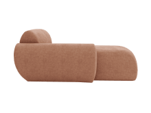 Malmo Muse Dusk Chaise Left Arm Facing Sofa Module color Muse Dusk