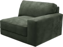 Monica Muse Forest Right Arm Facing Chair Module color Muse Forest