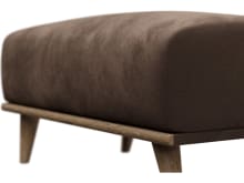Dane Muse Chocolate Ottoman color Muse Chocolate