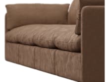 Willow Tribute Chestnut Modular Sofa - 4 Seater color Tribute Chestnut
