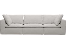 Cloud Avon Mineral Modular Sofa - 3 Piece color Avon Mineral