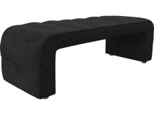 Maeve Bench California Charcoal color California Charcoal
