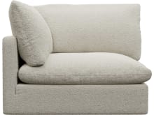 Willow Boucle Ivory Corner Sofa Module color Boucle Ivory