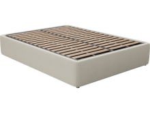 Leo Gas Lift Bed Base Muse Flax color Muse Flax