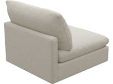 Willow Boucle Ivory Armless Sofa Module color Boucle Ivory