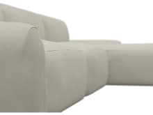 Beckett California Ivory Chaise Sofa - 3 Seater color California Ivory