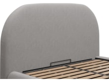 Capri Gas Lift Bed View Steel color View Steel