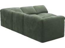 Kai Tribute Dark Jade Modular Sofa - 5 Seater color Tribute Dark Jade