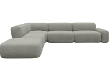 Beckett Toorak Pebble Modular Sofa - 6 Piece color Toorak Pebble