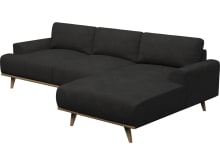 Dane California Charcoal Chaise Sofa - 3 Seater color California Charcoal