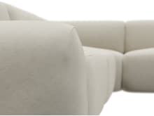 Beckett Muse Flax Modular Corner Sofa - 7 Piece color Muse Flax