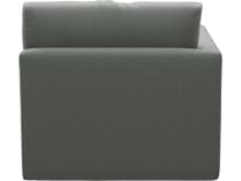 Haven Tribute Storm Left Arm Facing Chaise Module color Tribute Storm