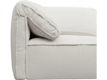 Kai Tribute Ice Modular Sofa - 4 Seater and Ottoman color Tribute Ice