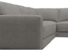 Monica Isla Soft Grey Corner Sofa - 5 Seater color Isla Soft Grey