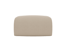 Malmo Blaze Latte Ottoman color Blaze Latte