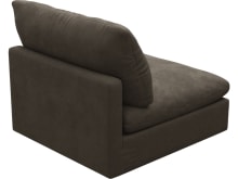 Willow Muse Mink Armless Sofa Module color Muse Mink