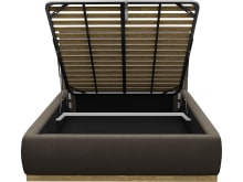 Haven Gas Lift Bed Muse Mink color Muse Mink