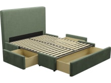 Aria Drawer Bed Tribute Dark Jade color Tribute Dark Jade