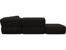 Beckett California Charcoal Modular Sofa - 7 Piece color California Charcoal