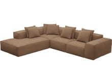 Riley Tribute Chestnut Modular Sofa - Arm, 2x Armless, Corner, Left Terminal color Tribute Chestnut