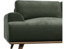 Dane Muse Forest Chaise Sofa - 3 Seater color Muse Forest