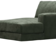 Monica Muse Forest Right Arm Facing Chaise Module color Muse Forest