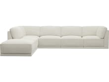 Emily Modular Sofa Boucle Ivory - 6 Piece color Boucle Ivory