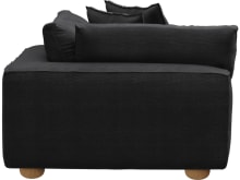 Tully Plaza Flint Grey Corner Sofa Chair Module color Plaza Flint Grey