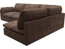 Willow Muse Chocolate Modular Sofa - 4 Seater RAF Terminal color Muse Chocolate