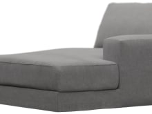 Monica California Slate Right Arm Facing Chaise Module color California Slate