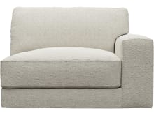 Monica Boucle Ivory Right Arm Facing Chair Module color Boucle Ivory
