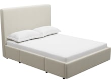 Aria Drawer Bed Muse Flax color Muse Flax