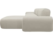 Beckett Toorak Pearl Chaise Sofa - 3 Seater color Toorak Pearl