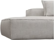 Riley Avon Mineral Modular Sofa - 1x Arm, 4x Armless, 1x Left Terminal color Avon Mineral