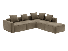 Riley Apt Tribute Walnut Sofa - 5 Seater RAF Terminal color Tribute Walnut