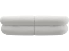 Colette Muse Frost Sofa - 3 Seater color Muse Frost
