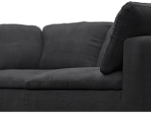 Cloud Deep Plaza Flint Grey Modular Sofa - 4 Piece color Plaza Flint Grey