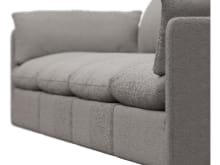 Willow Boucle Pumice Modular Sofa - 4 Seater color Boucle Pumice