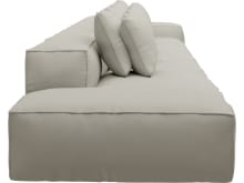 Riley California Ivory Modular Sofa - 1x Arm, 4x Armless, 1x Left Terminal color California Ivory