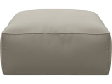 Riley Plaza Natural Modular Big Ottoman color Plaza Natural