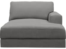 Monica California Slate Right Arm Facing Chaise Module color California Slate
