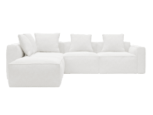 Riley Apt Noa Fog Sofa - 5 Seater LAF Terminal color Noa Fog