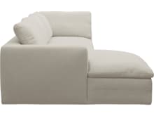 Cloud Deep Toorak Pearl Modular Sofa - 3 Seater Chaise color Toorak Pearl