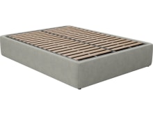 Leo Gas Lift Bed Base Toorak Pebble color Toorak Pebble