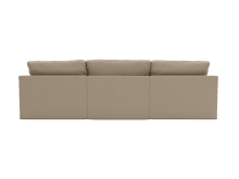 Retreat Blaze Latte Chaise Sofa - 3 Seater color Blaze Latte