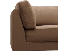 Monica Tribute Chestnut Corner Sofa Chair Module color Tribute Chestnut