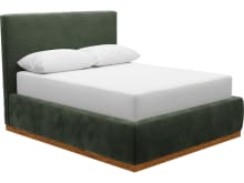 Haven Dark Gas Lift Bed Muse Forest color Muse Forest